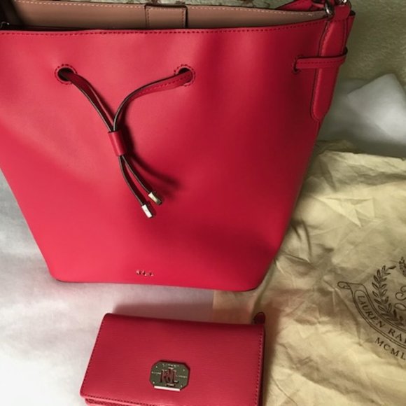 Rll Bucket Bag And Wallet 